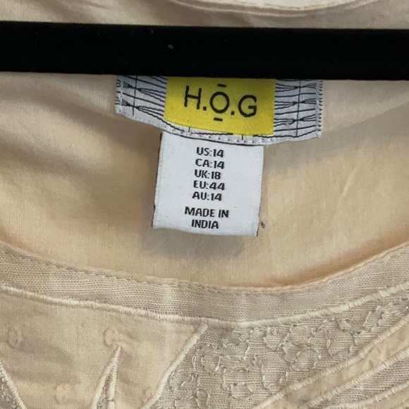 Cream coloured cotton sheath dress - Picture 2 of 4